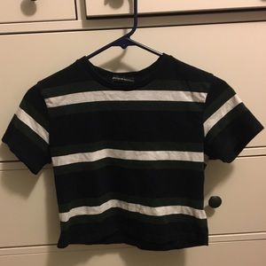 Brandy Melville Striped Crop Top